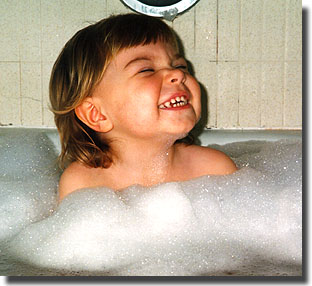 Marissa bathing
