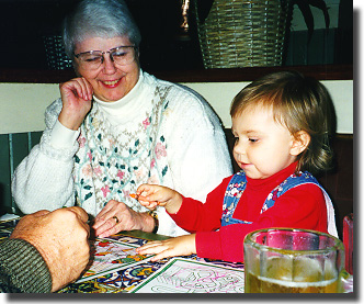Marissa with Grandma