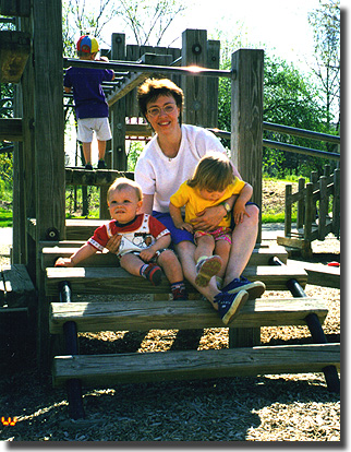 Mom in the park